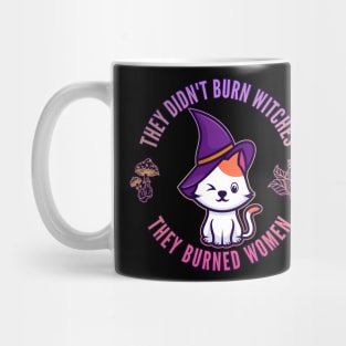 They Didn't Burn Witches, They Burned Women Mug